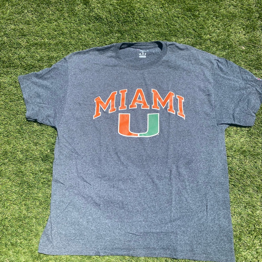 Champion Gray Miami Graphic Tee